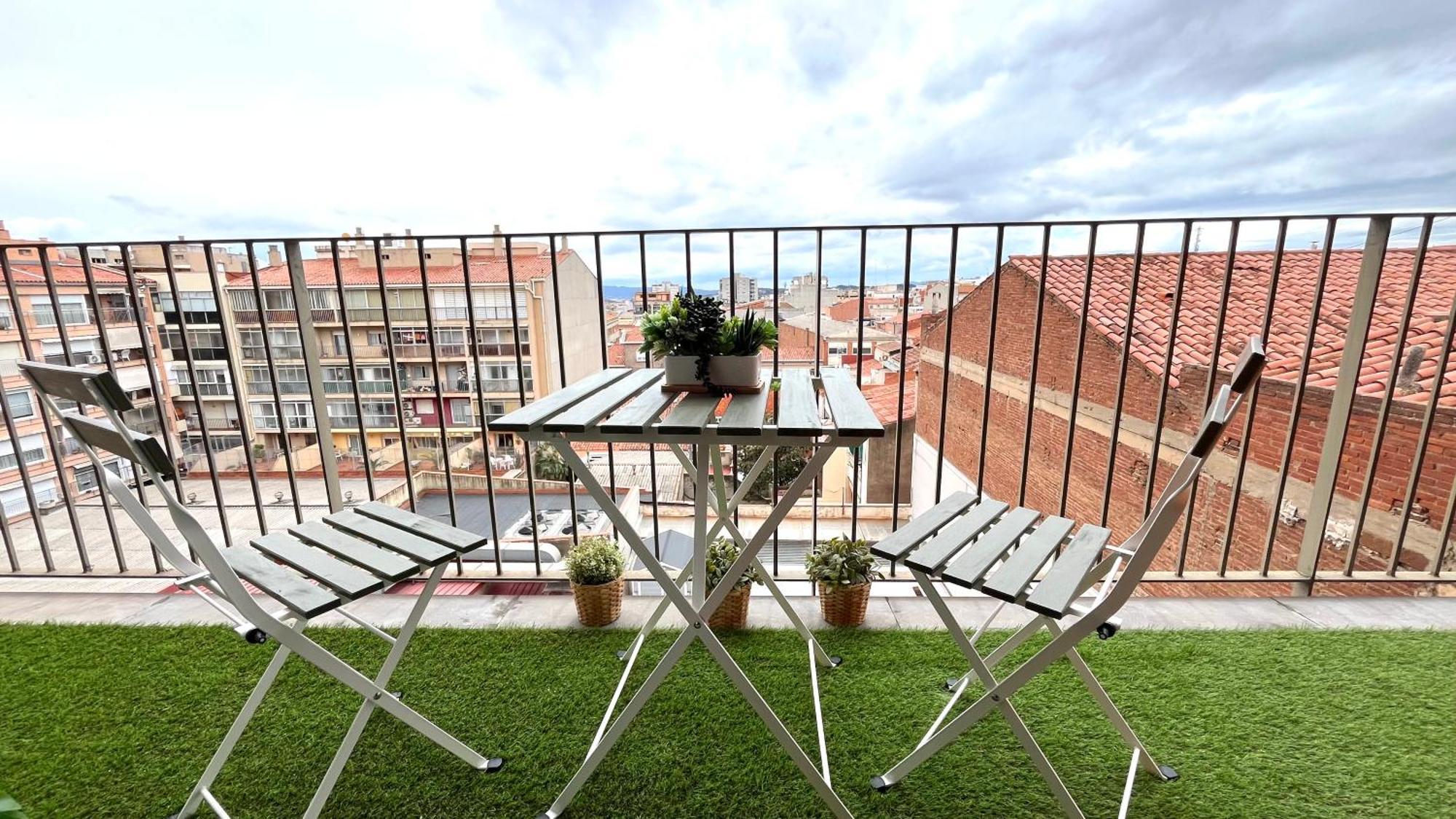 Apartamento Con Terraza By Prestigi Terrassa Exterior photo